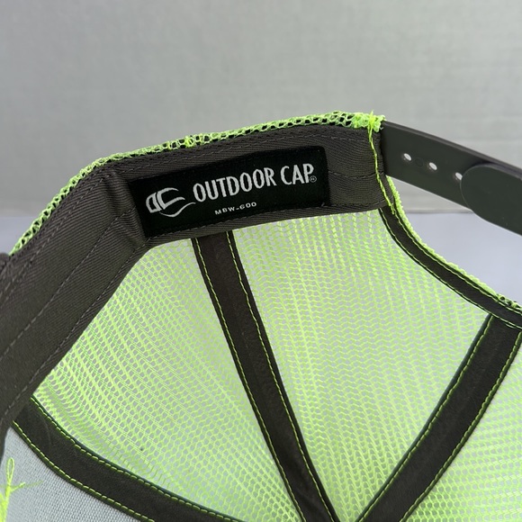 Outdoor Cap Men’s Trucker Hat Neon Gray SnapBack ABC Supply Co - Picture 5 of 7